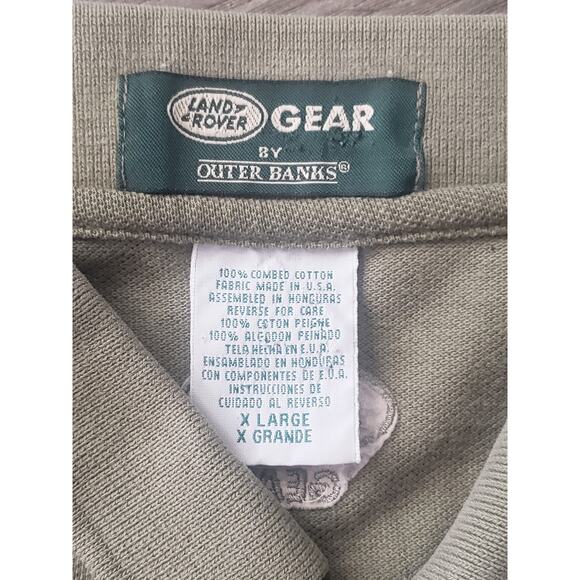 Land Rover GEAR by Outer Banks Men's Knit Collared Polo Short Sleeve Shirt - Picture 6 of 9